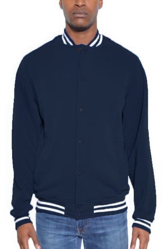 Button Varsity Jacket