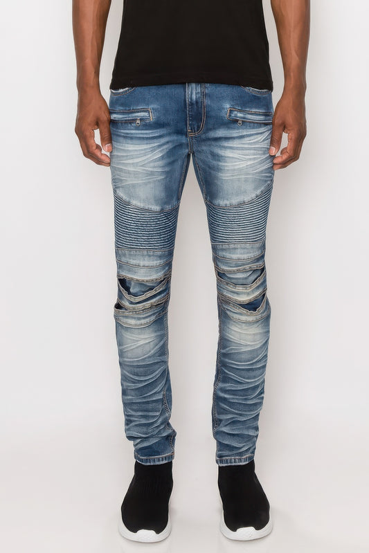 Denim Jeans Biker