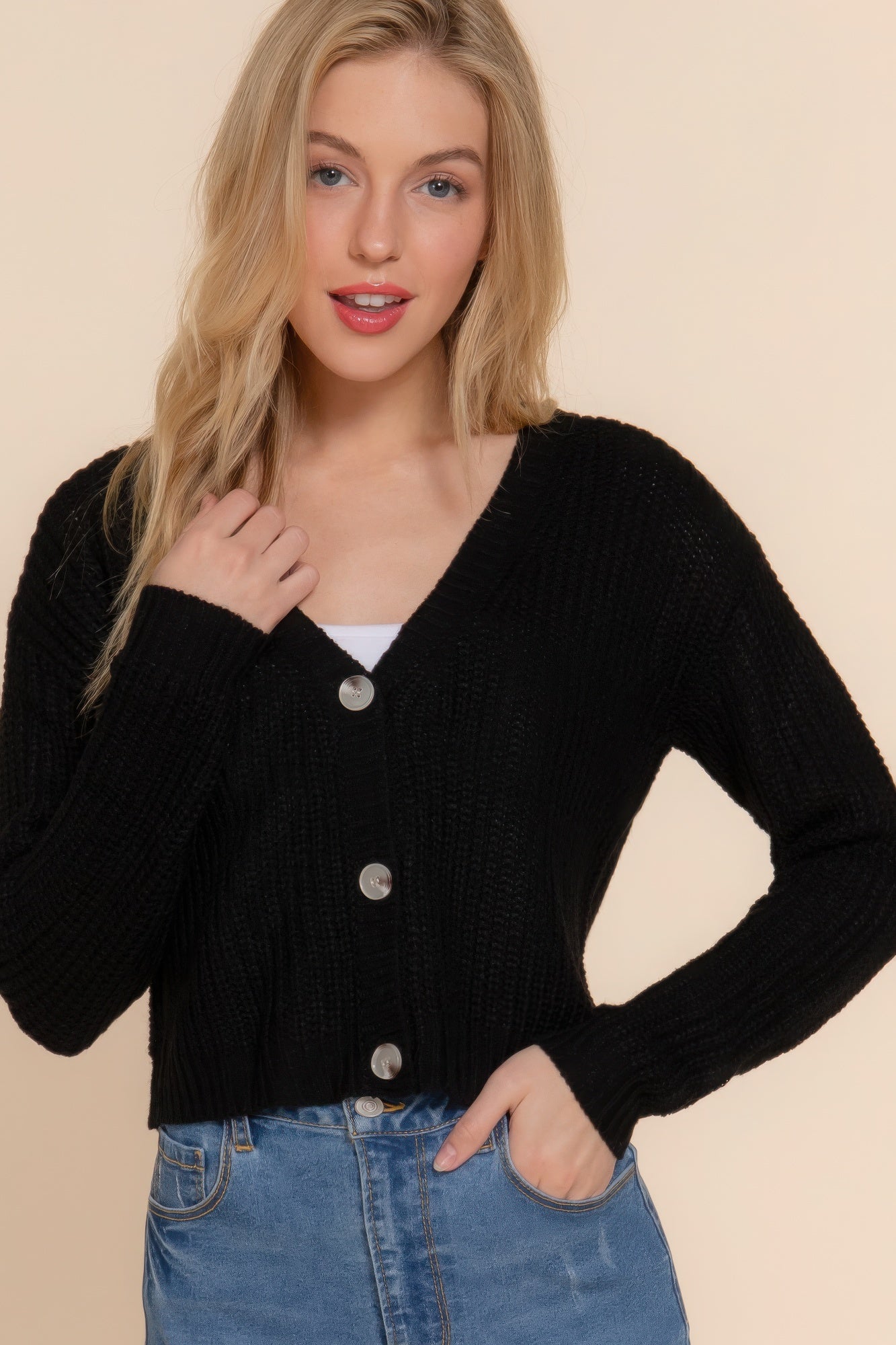 Long sleeve sweater Black