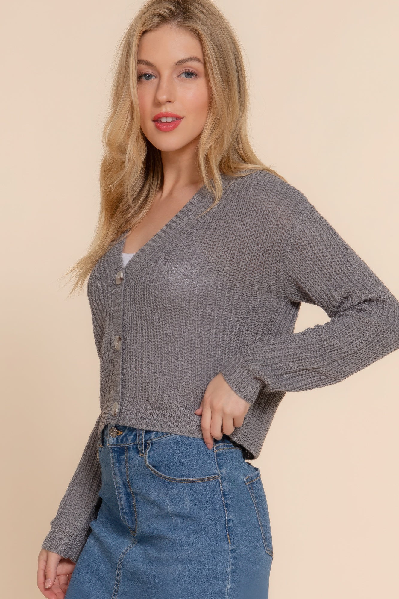 Long sleeve sweater Grey