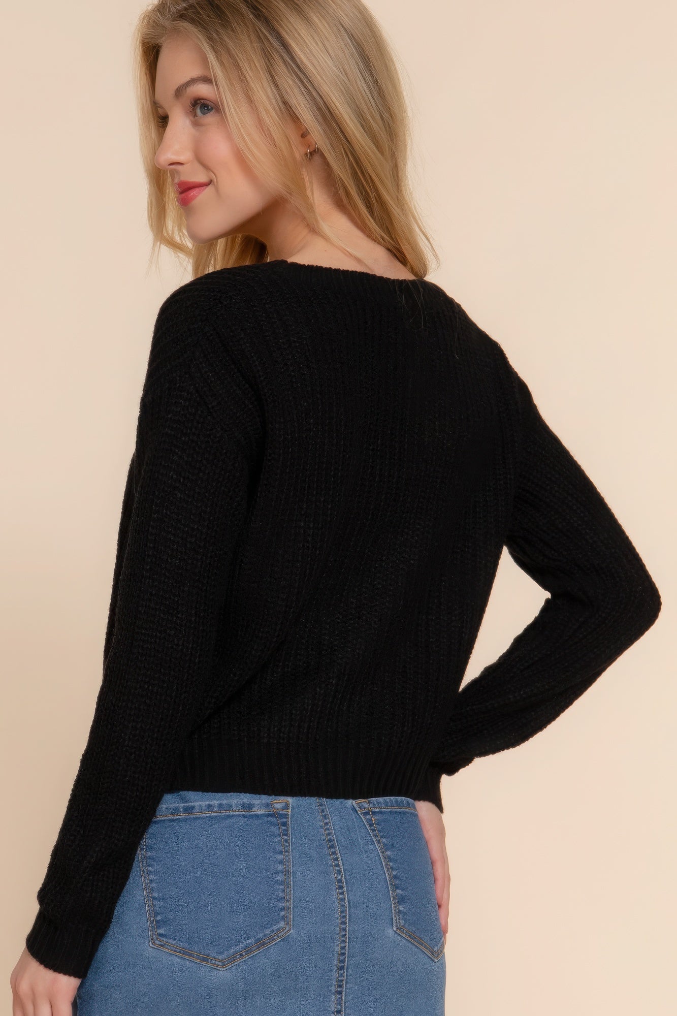 Long sleeve sweater Black