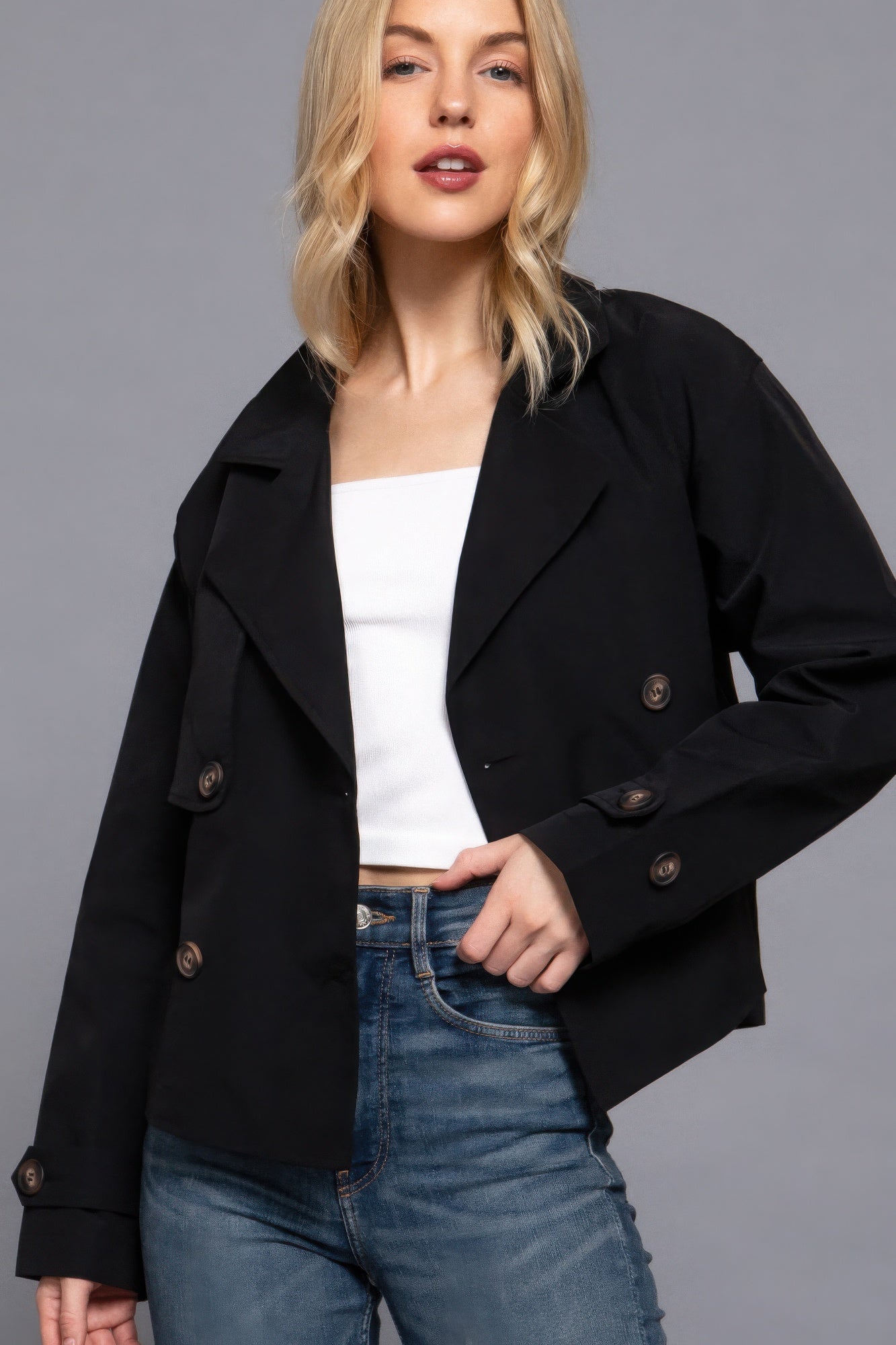 Trench Jacket Black